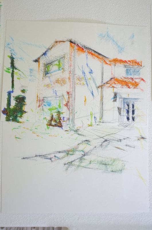 drawing from the plein-air drawing class of Wapke Feenstra