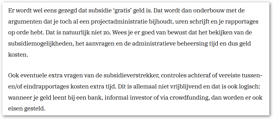 mtsprout.nl Rolf Grouve 06.02.2019 'geen gratis geld'